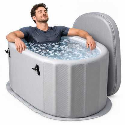 Inflatable Cold Ice Plunge Portable Bath Tub with Cover