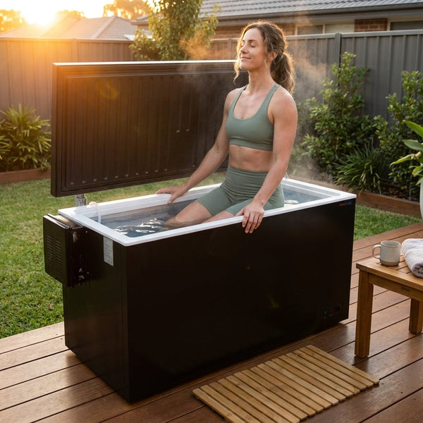 Cold Plunge Tub Designed for Daily Recovery, Built-In Cooling, Ozone Sanitization, Weatherproof Design