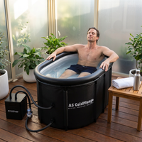 Ice Bath Chiller & Cold Plunge Tub Kit, 1/3HP Cold Plunge Chiller with External Pump & Filter, XXL 148Gal Upgraded Ice Pod, Cold Plunge Tub with Water Chiller for Cold Therapy Recovery — Lifestyle
