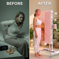 Red Light Therapy Device with Stand - Moving Pro Series Professional Edition — Before & After