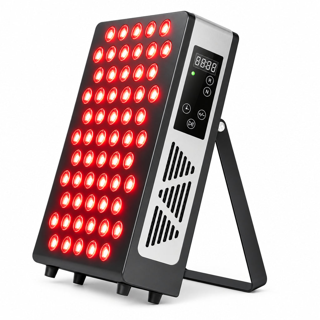 Red Light Therapy Panel for Full Body Face, Dual Chip 660Nm 850Nm