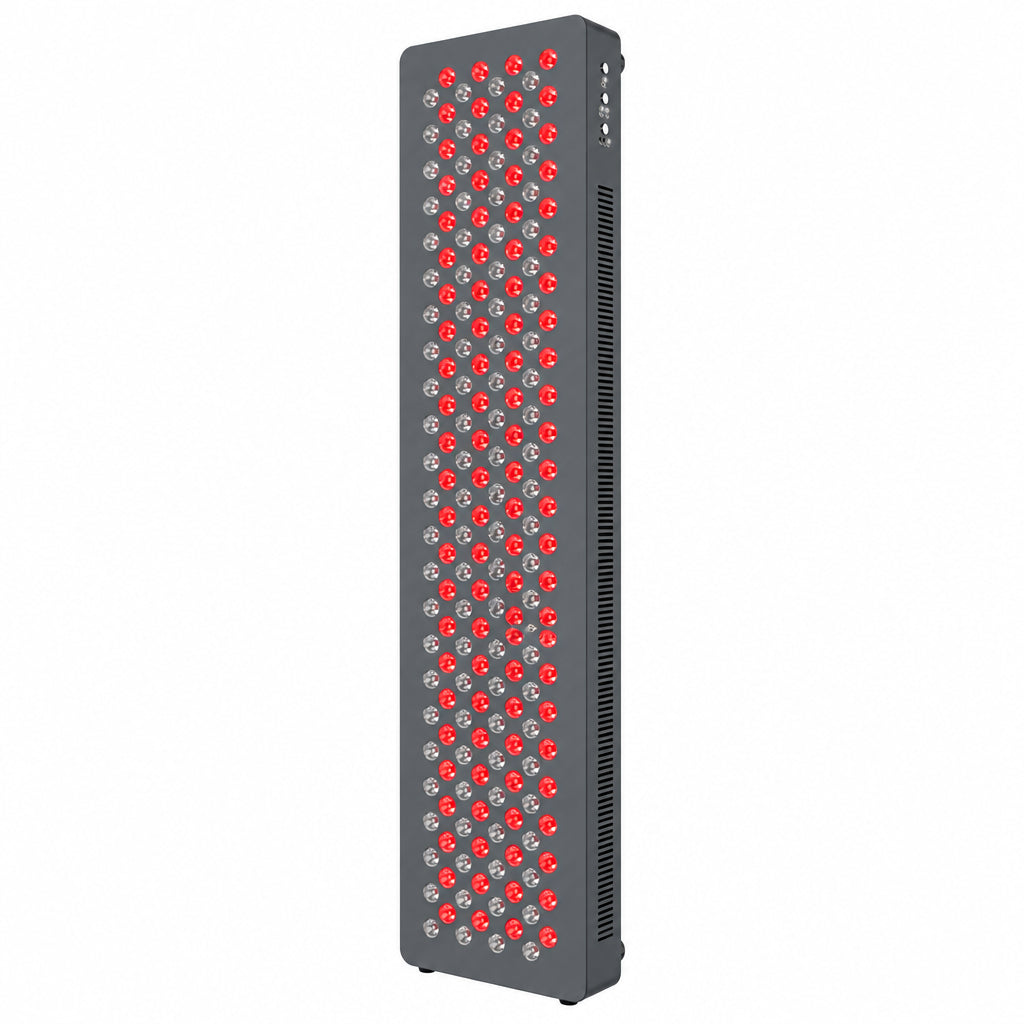 HG1000 Full Body Red Light Therapy Panel, 200 Leds, 660Nm Red & 850Nm Near-Infrared Light, Built-In Timer, Door Hanging Kit